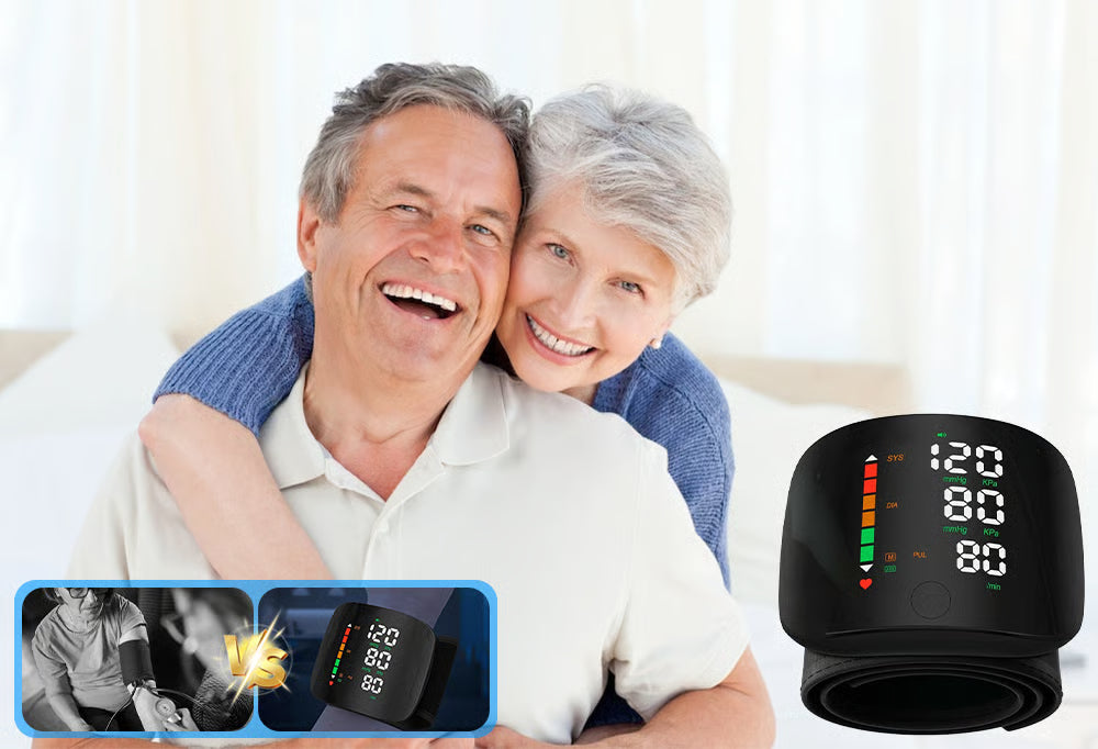 🩺 Tensiomètre de Poignet Rechargeable – Suivi Facile de votre Tension
