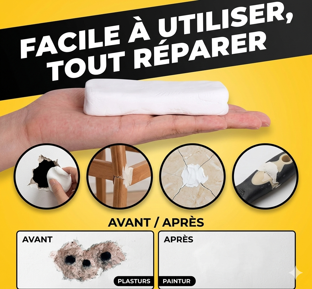 Argile d'étanchéité multi-usages pour murs et tuyaux