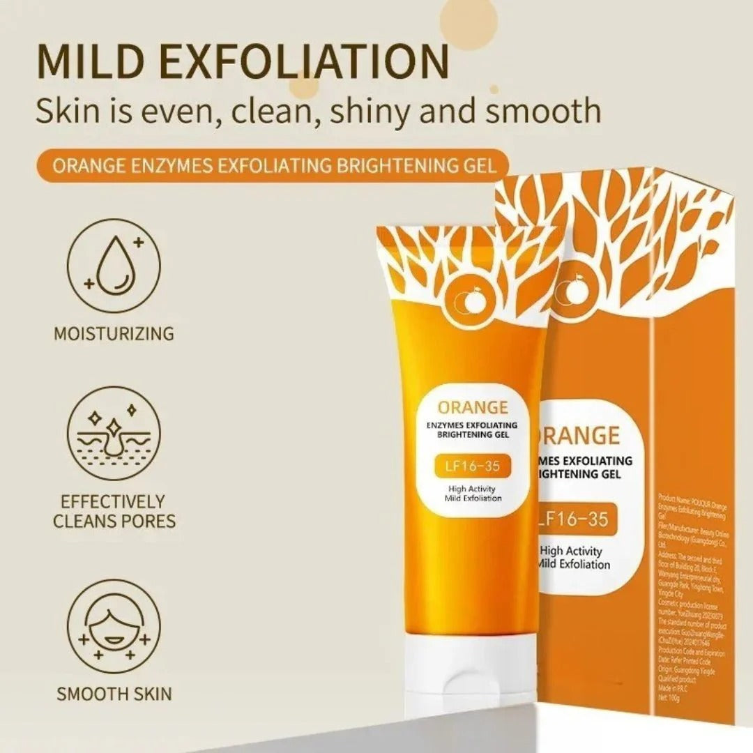 🎁1 Acheté=1 Offert | Gel exfoliant ensymatique à l'orange - BF