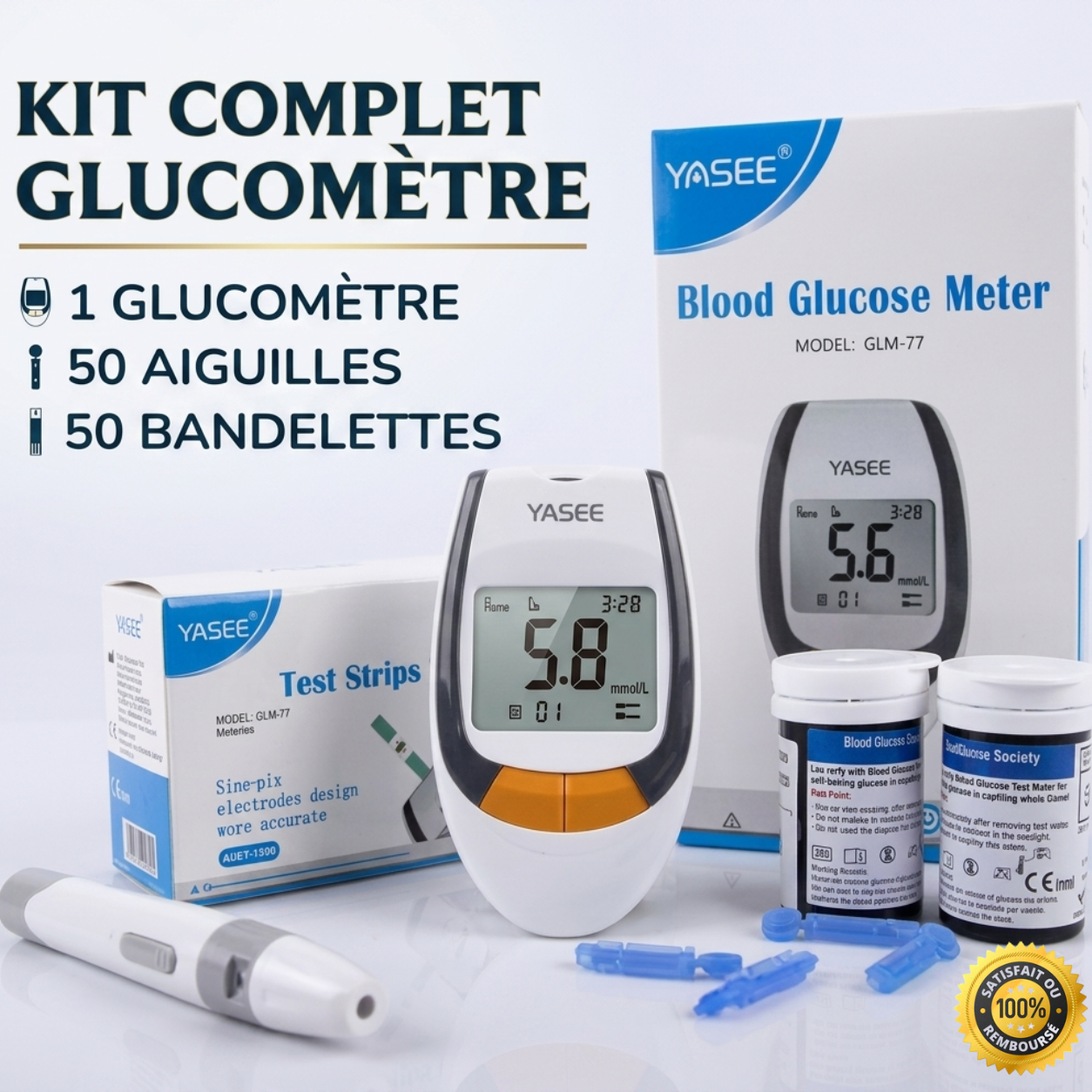 Glucomètre Pro - KIT COMPLET