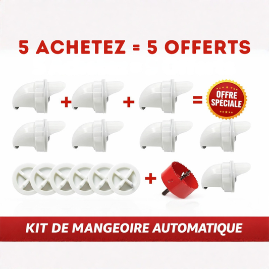 🎁 5 Acheté=5 Offert | Kit de Mangeoire Automatique