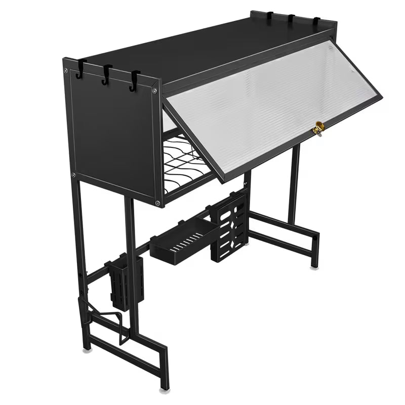Égouttoir Vaisselle Pro — Structure Inox Réglable, Montage Au-Dessus de l'Évier