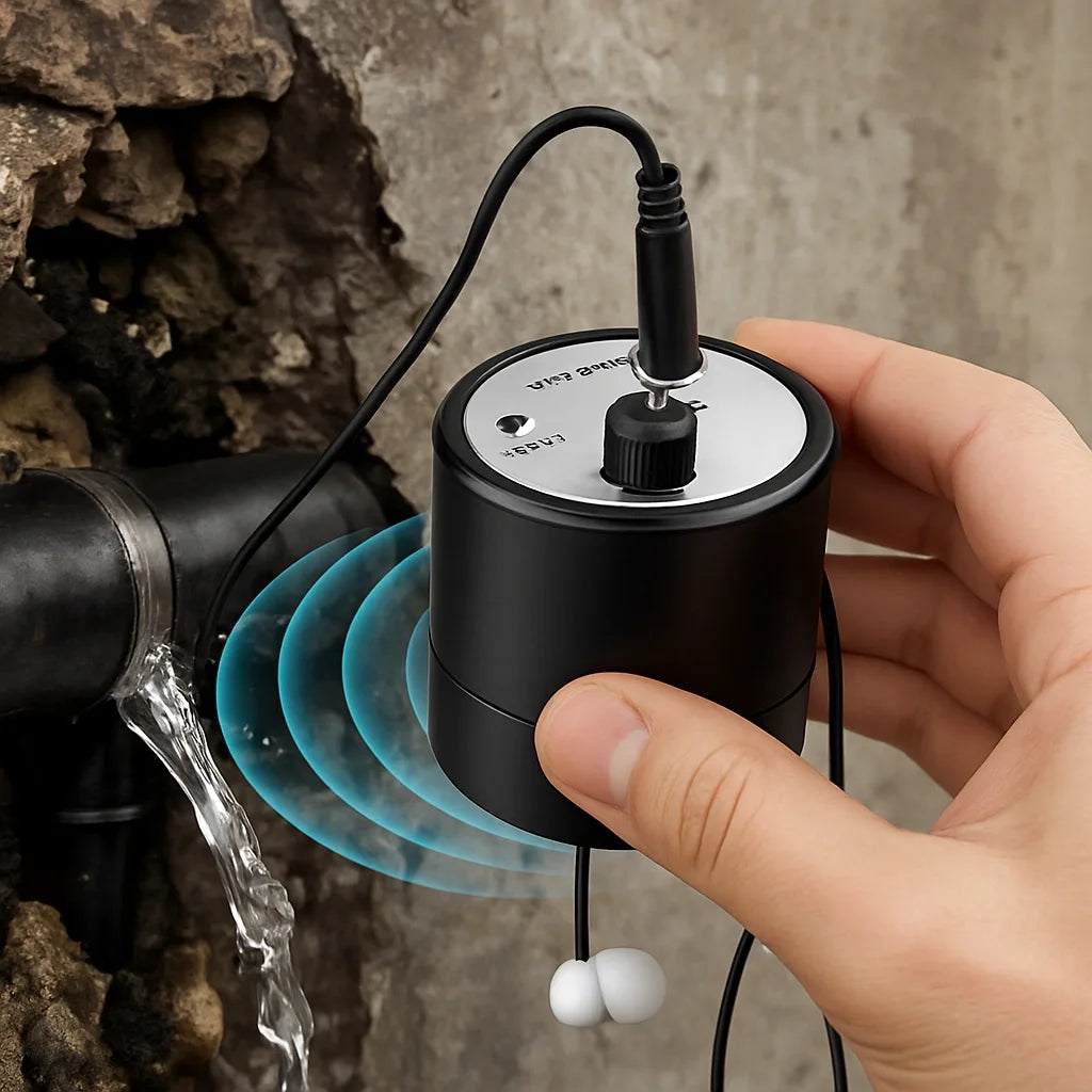 Détecteur de Fuite d'Eau Professionnel avec Casque