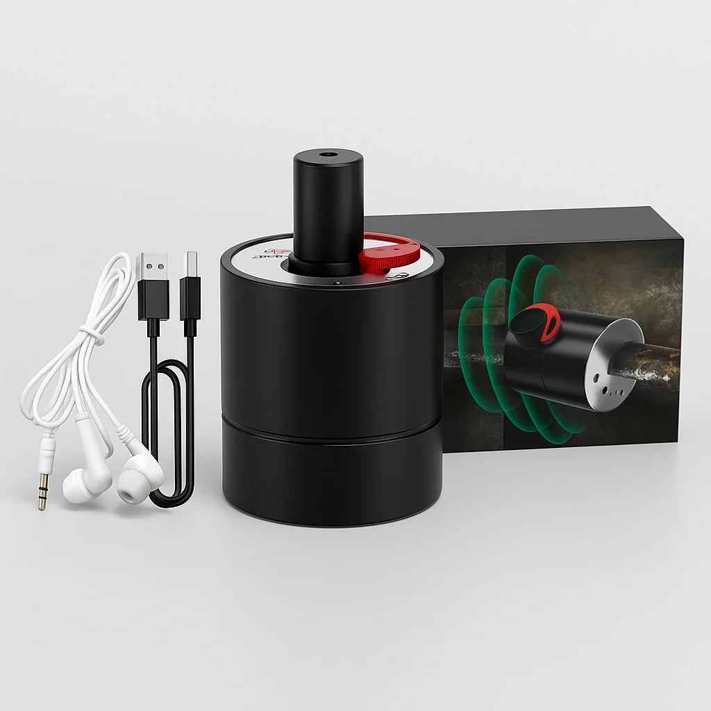 Détecteur de Fuite d'Eau Professionnel avec Casque